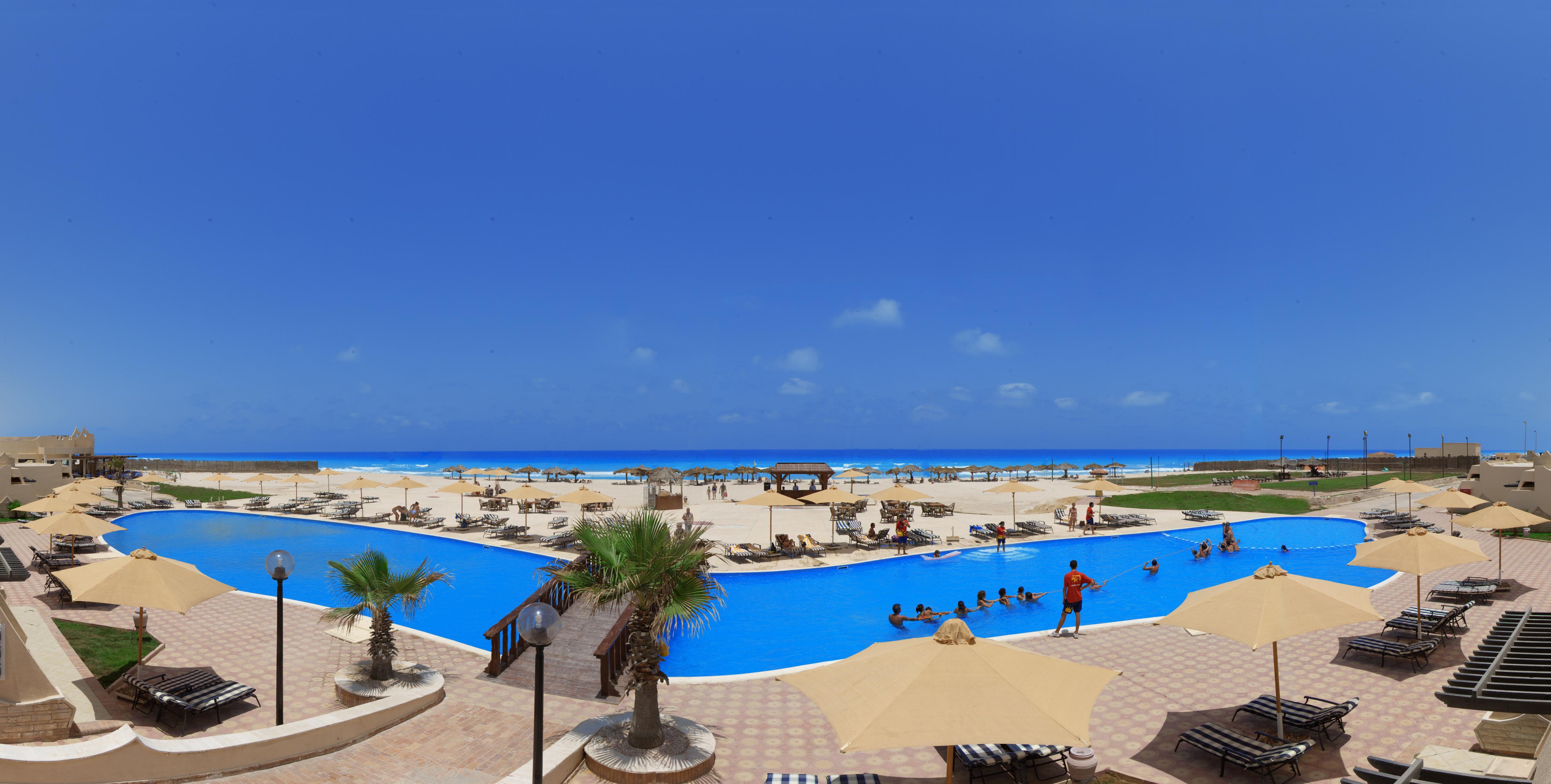 Borg El Arab Beach Resort Exterior photo The beach at the resort