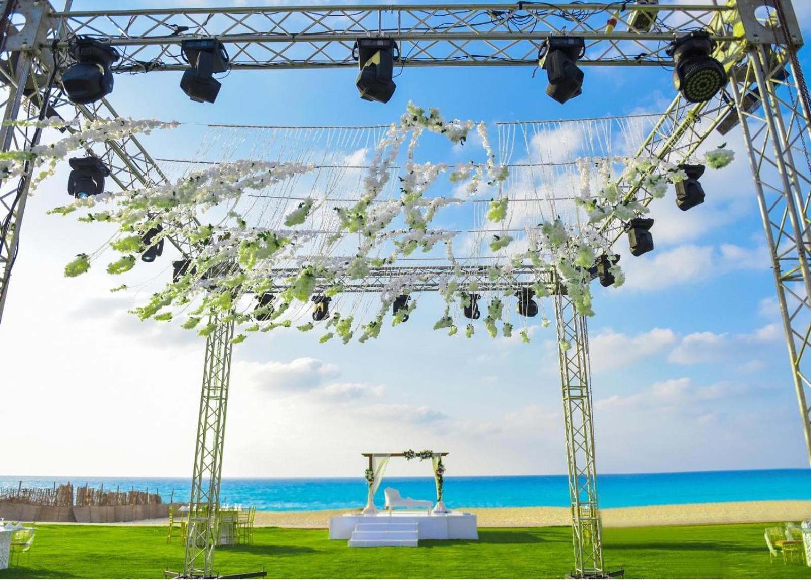 Borg El Arab Beach Resort Exterior photo A wedding canopy