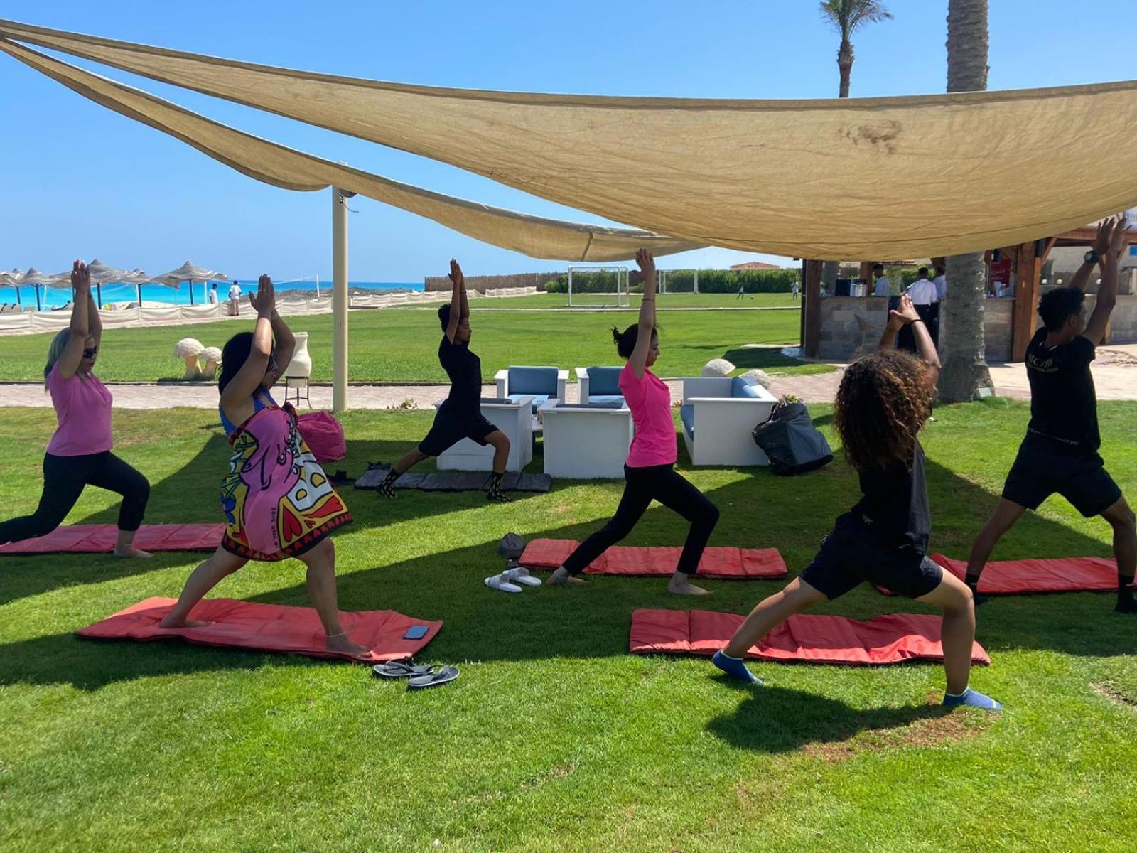 Borg El Arab Beach Resort Exterior photo A yoga class in Egypt